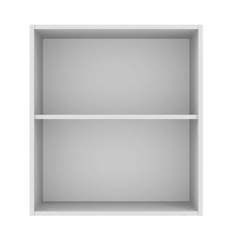 Armário Aéreo Madesa Lux 60 cm 1 Porta Branco/Branco Veludo