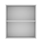 Armário Aéreo Madesa Lux 60 cm 1 Porta Branco/Branco Veludo