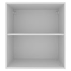 Armário Aéreo Madesa Acordes 100% MDF 60 cm 1 Porta Branco Brilho