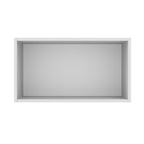 Armário Aéreo Madesa Lux 60 cm 1 Porta Basculante Branco/Branco Veludo