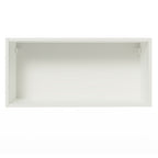 Armário Aéreo de Cozinha Madesa Agata 70 cm 1 Porta Basculante Branco/Cinza
