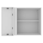 Armário Aéreo de Canto Madesa Glamy 1 Porta Branco