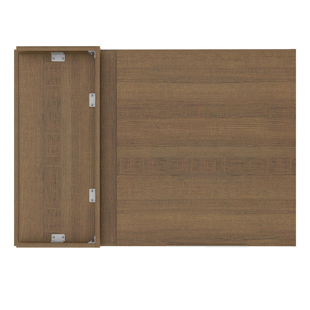 Armário Aéreo de Canto Madesa Stella 1 Porta Rustic