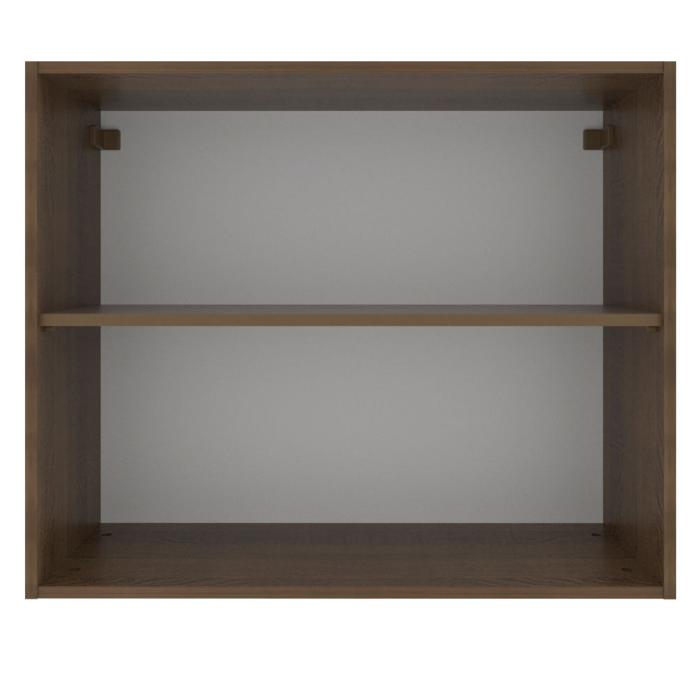 Armário Aéreo Madesa Glamy 80 cm 2 Portas Rustic