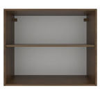 Armário Aéreo Madesa Glamy 80 cm 2 Portas Rustic