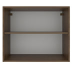 Armário Aéreo Madesa Stella 80 cm 2 Portas Rustic/Branco