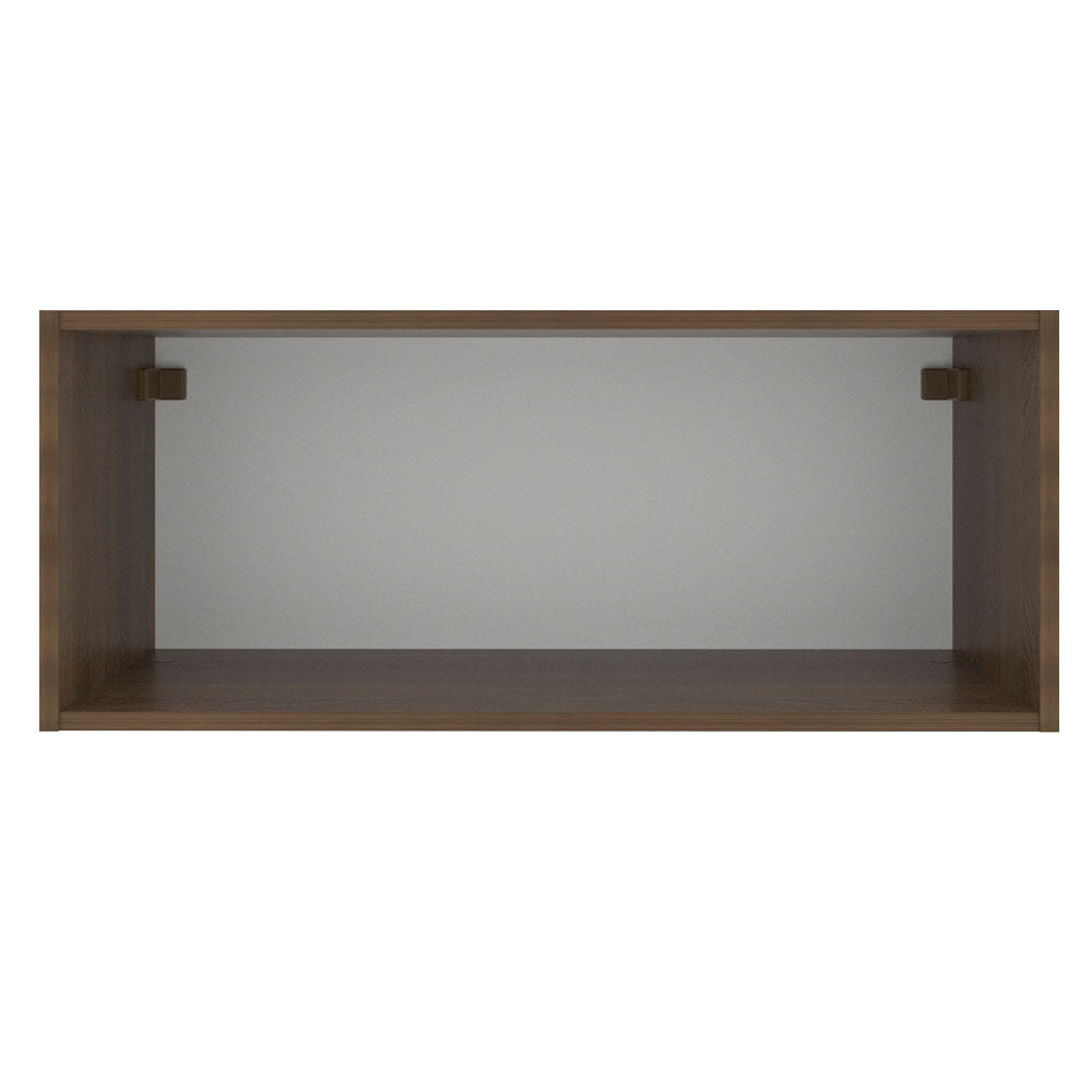 Armário Aéreo Madesa Glamy 80 cm 1 Porta Basculante Rustic