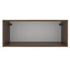 Armário Aéreo Madesa Glamy 80 cm 1 Porta Basculante Rustic