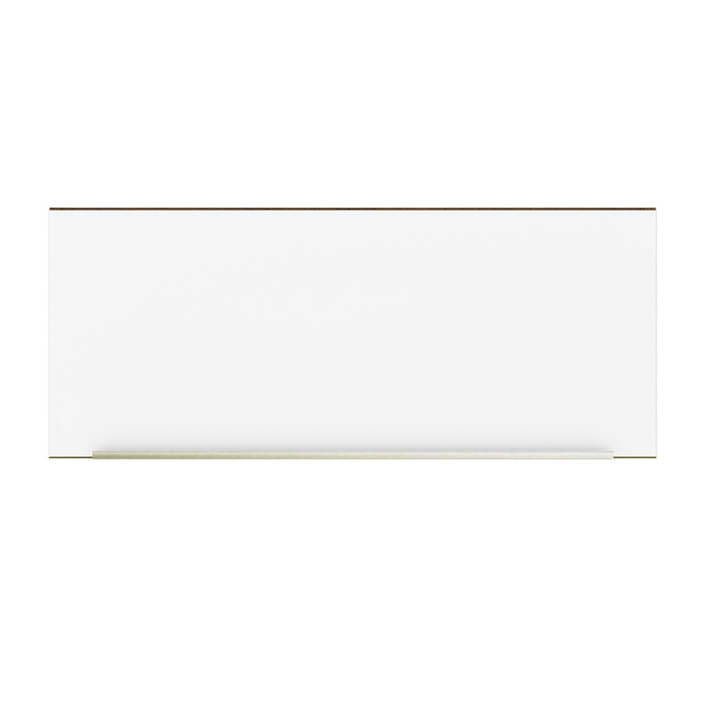 Armário Aéreo Madesa Lux 80 cm 1 Porta Basculante Rustic/Branco Veludo