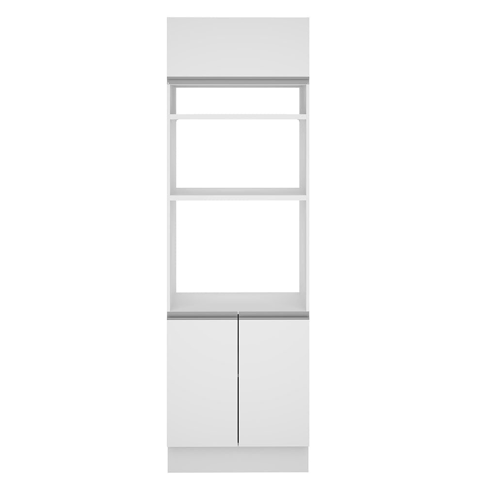 Torre Quente Madesa Glamy 70 cm 3 Portas Branco