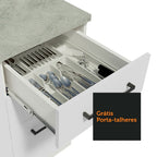Armário de Cozinha Compacta 150cm Branco Agata Madesa 01
