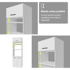 Armário de Cozinha Completa 270 cm Branco Agata Madesa 13