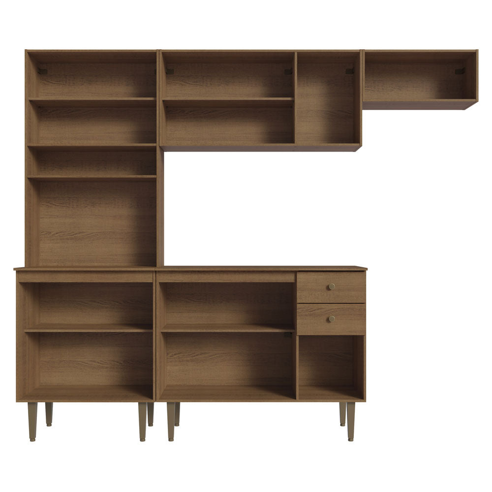 Armário de Cozinha Compacta 235cm Rustic Gourmet Madesa 02