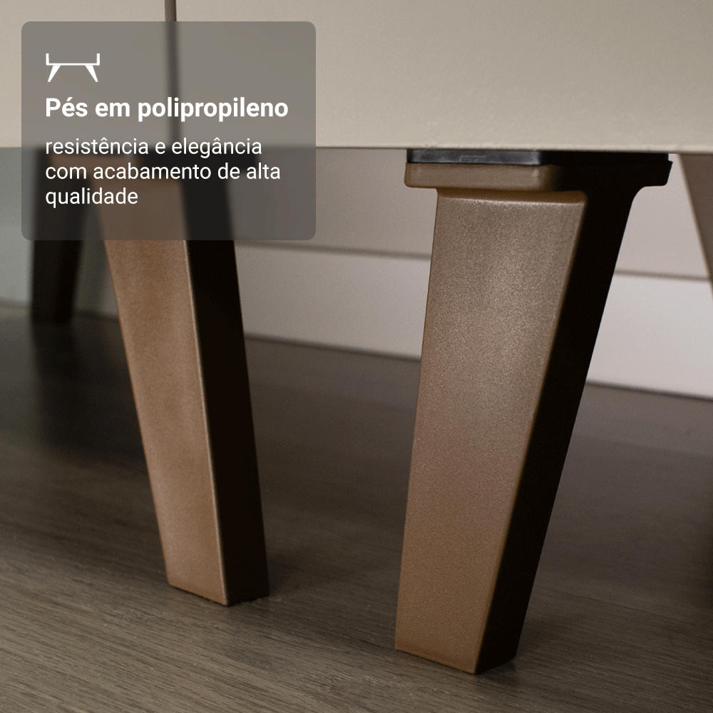 Armário de Cozinha Completa 340 cm Crema Nice Madesa 01