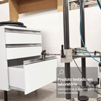 Armário de Cozinha Completa 260cm Branco Diamante Madesa 02