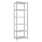 Estante Armário Multiuso para Escritório 59cm 5 Prateleiras Branco Madesa