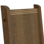 Conjunto Sala de Jantar Madesa Paula Mesa Tampo de Vidro Redondo 4 Cadeiras Rustic/Hibiscos