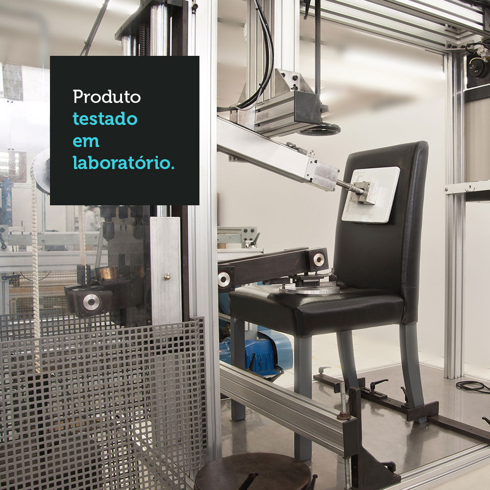 Conjunto Sala de Jantar Mesa Tampo de Madeira 4 Cadeiras Rustic/Preto Samara Madesa