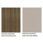 Kit Área de Serviço Lavanderia 235cm Rustic/Crema Gourmet Madesa