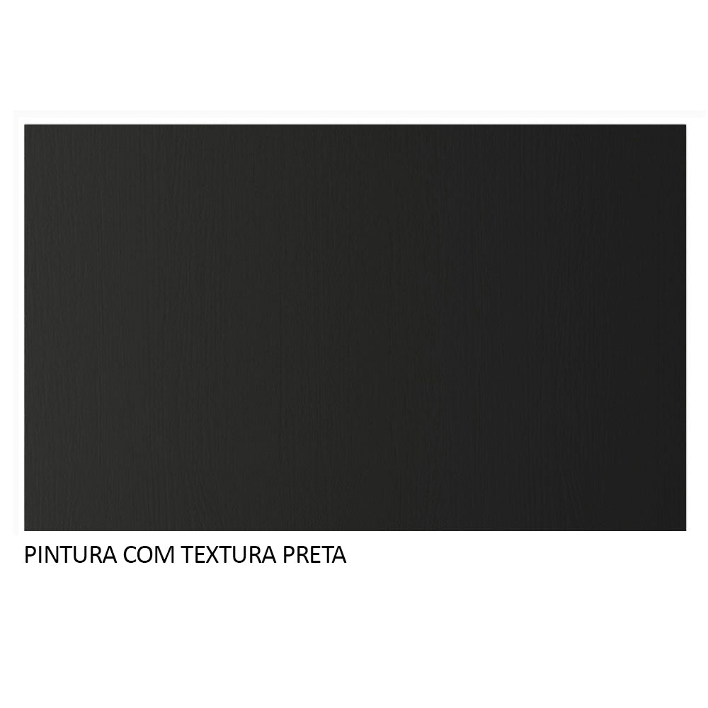 Guarda-Roupa Casal 3 Portas de Correr Preto Nobre Madesa