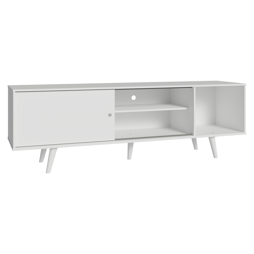 Rack Madesa Dubai para TV até 65 Polegadas com Pés Branco