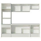 Armário de Cozinha Completa 240cm Branco Topazio Madesa