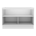 Balcão Gabinete de Pia Madesa Agata 120 x 60 cm 2 Portas (Sem Tampo) Branco/Preto
