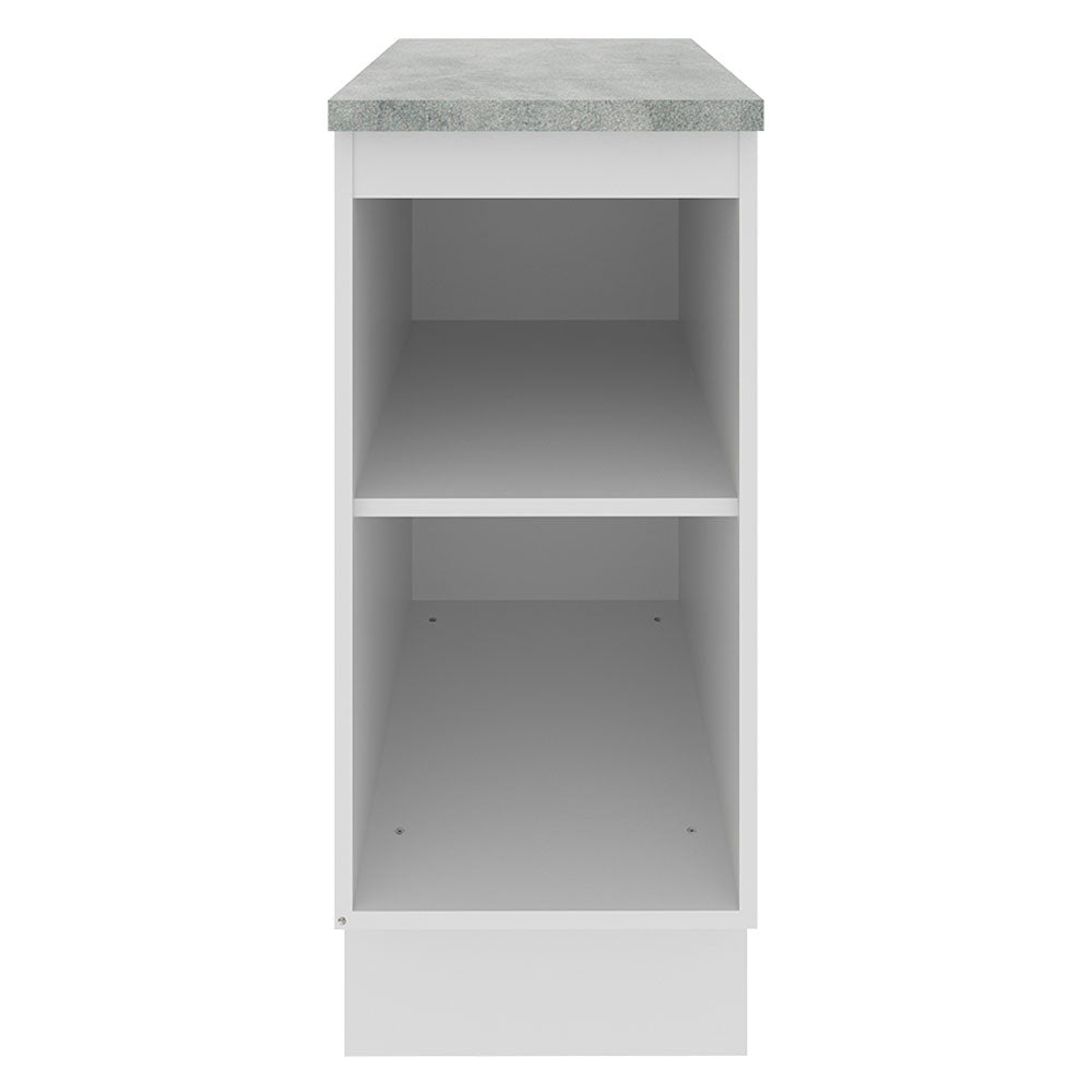 Balcão Madesa Glamy 35 x 60 cm 1 Porta (Com Tampo) Branco