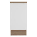 Balcão Madesa Stella 40 x 60 cm 1 Porta (Com Tampo) Rustic/Branco