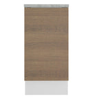 Balcão Madesa Stella 40 x 60 cm 1 Porta (Com Tampo) Branco/Rustic