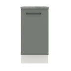 Balcão Madesa Agata 40 x 60 cm 1 Porta (Com Tampo) Branco/Cinza