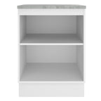 Balcão Madesa Stella 60 x 60 cm 1 Porta (Com Tampo) Branco