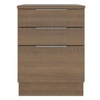 Balcão Madesa Stella 60 x 60 cm 3 Gavetas (Com Tampo) Rustic