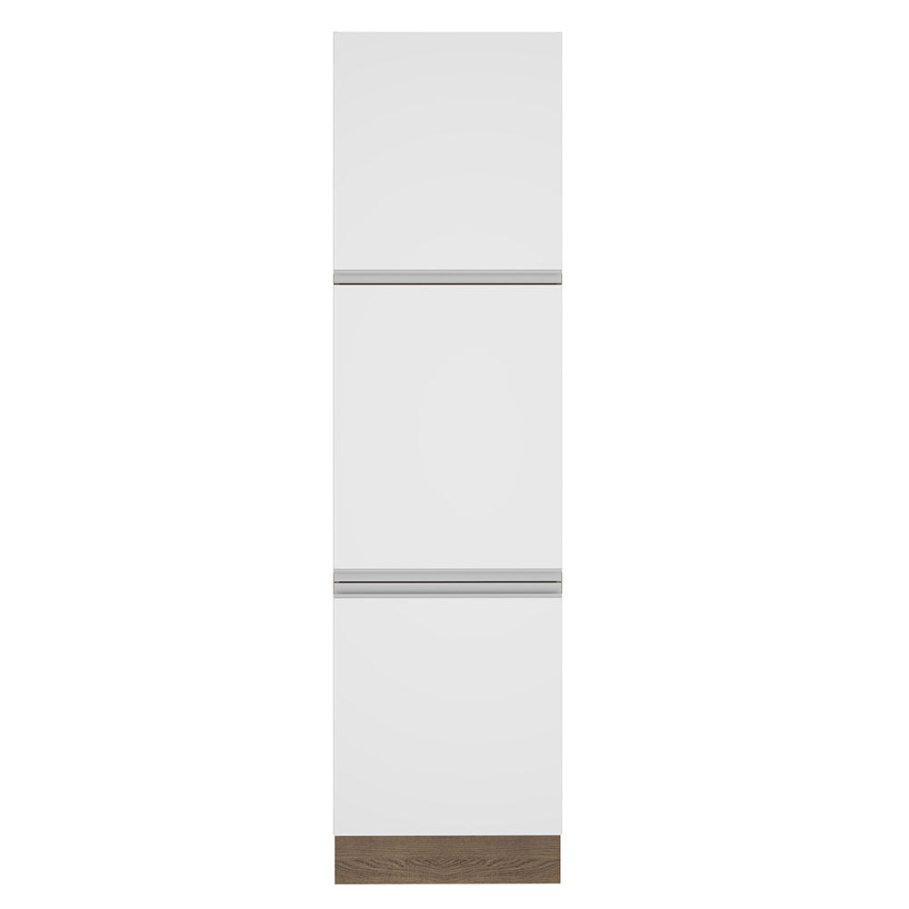 Paneleiro Madesa Glamy 60 x 60 cm 3 Portas Rustic/Branco