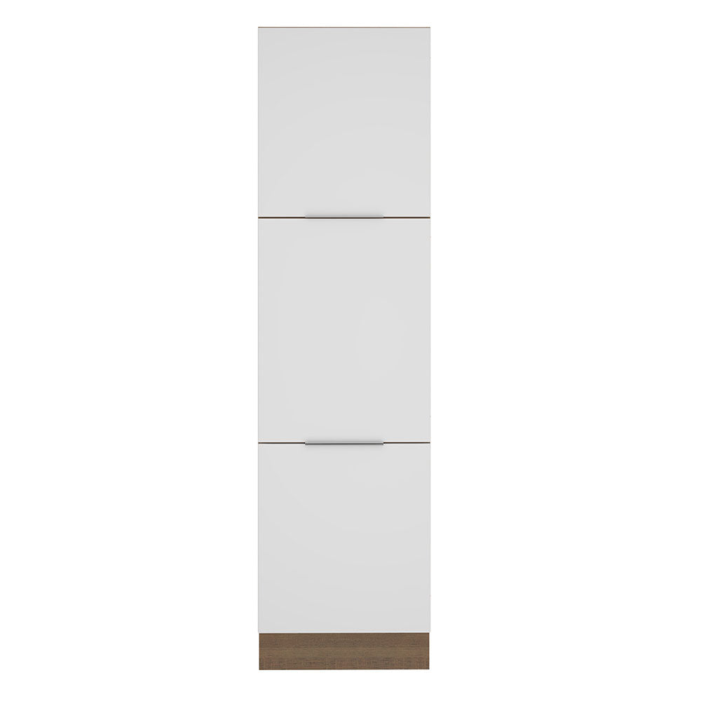 Paneleiro Madesa Stella 60 x 60 cm 3 Portas Rustic/Branco