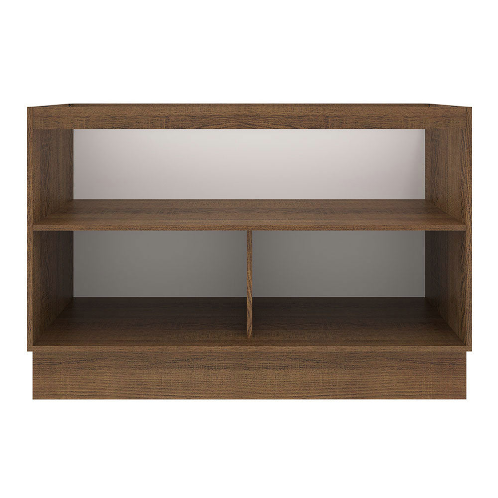 Balcão de Pia Madesa Agata 2 Portas Rustic/Branco
