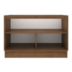 Balcão Gabinete de Pia Madesa Agata 2 Portas (Sem Tampo e Pia) Rustic/Cinza