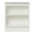 Balcão de Cozinha Madesa Agata 70 cm 2 Portas Branco/Preto
