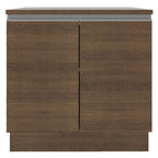 Balcão Madesa Glamy 80 cm 2 Portas Rustic