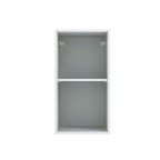 Armário Aéreo Madesa Lux 35 cm 1 Porta Branco/Cinza