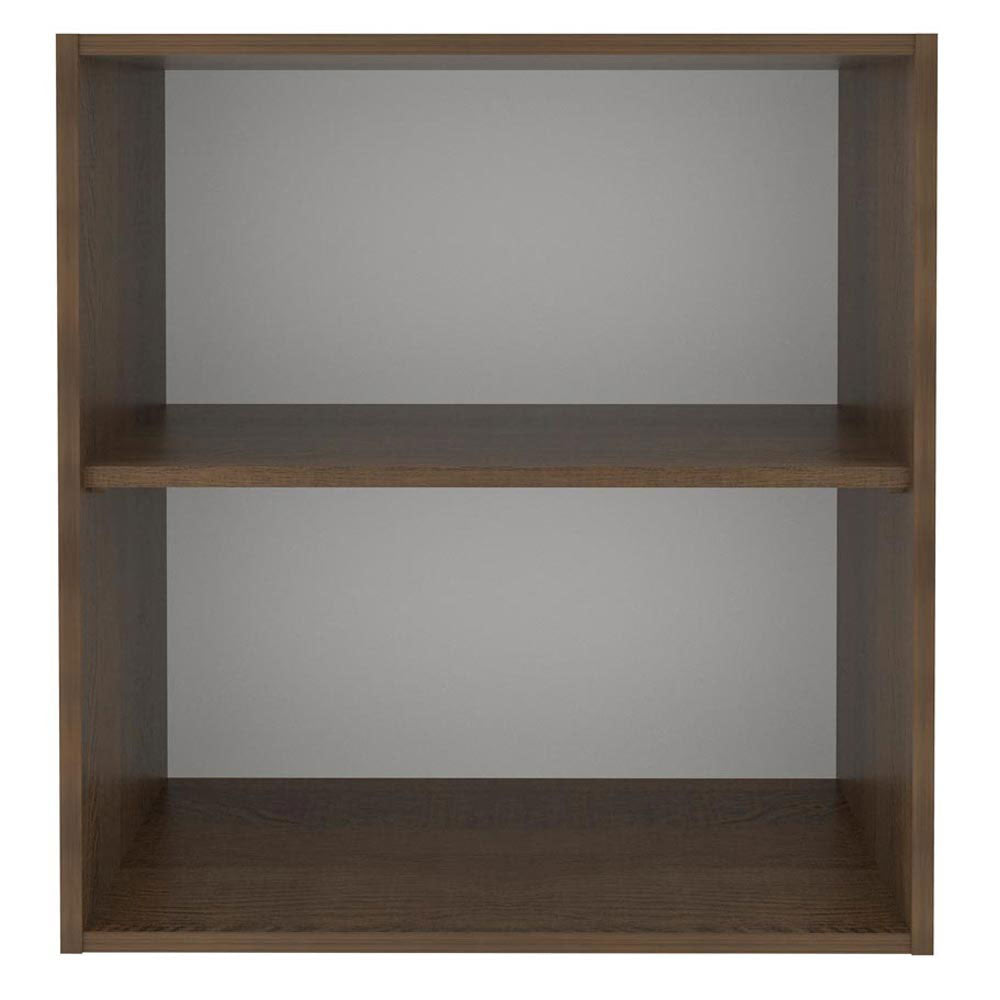 Armário Aéreo Madesa Lux 60 cm 1 Porta Rustic/Preto