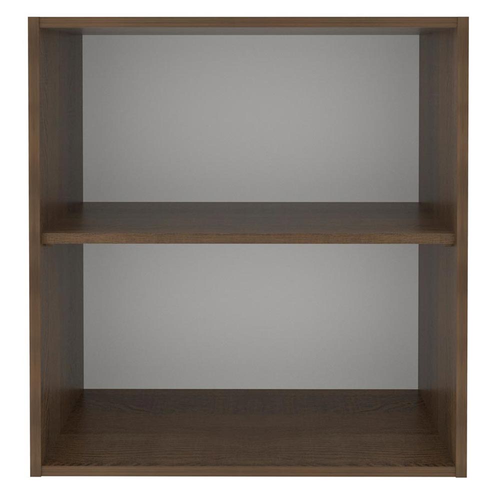 Armário Aéreo Madesa Lux 60 cm 1 Porta Rustic/Cinza