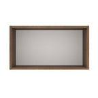 Armário Aéreo Madesa Lux 60 cm 1 Porta Basculante Rustic/Branco Veludo