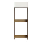 Porta-Geladeira Madesa Stella 1 Porta Basculante Rustic/Branco