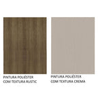 Porta Geladeira 1 Porta Basculante Rustic/Crema Agata Madesa