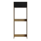 Porta-Geladeira Madesa Agata 1 Porta Basculante Rustic/Preto