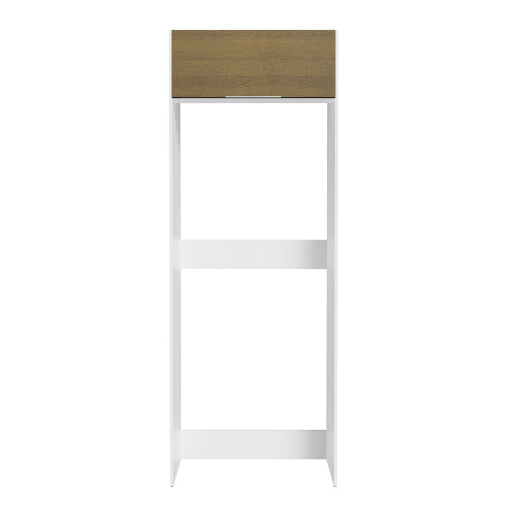 Porta-Geladeira Madesa Stella 1 Porta Basculante Branco/Rustic