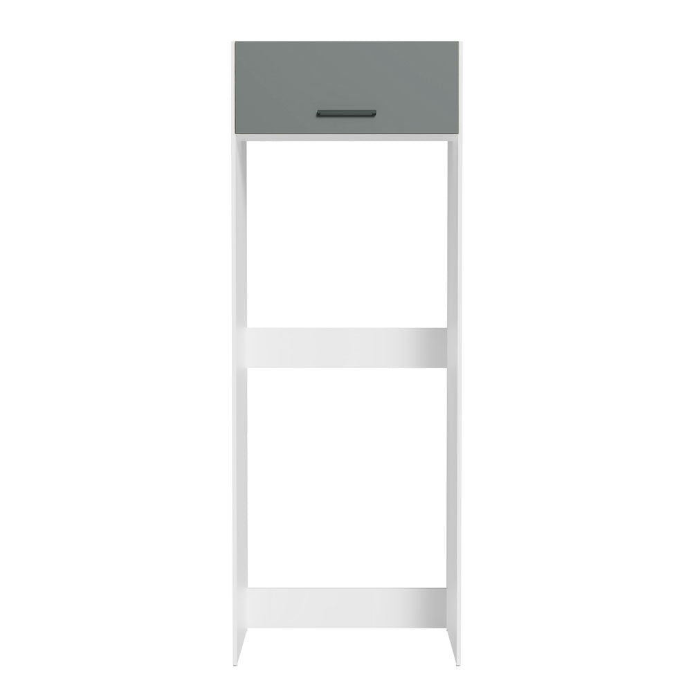 Porta-Geladeira Madesa Agata 1 Porta Basculante Branco/Cinza