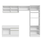 Armário de Cozinha Completa 270cm Branco Glamy Madesa 12