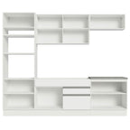 Armário de Cozinha Completa 270cm Branco Glamy Madesa 13
